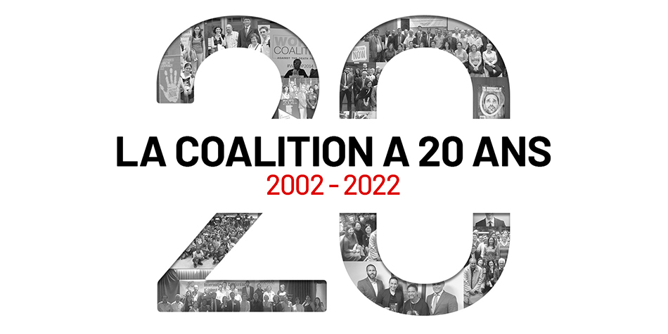 La coalition a 20 ans
