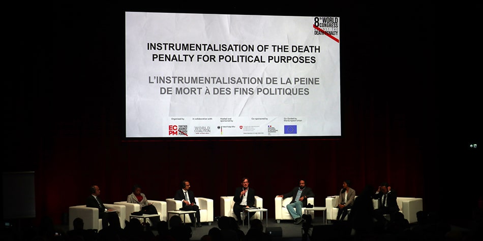 instrumentalisation of the death penalty - 8th world congress pannel