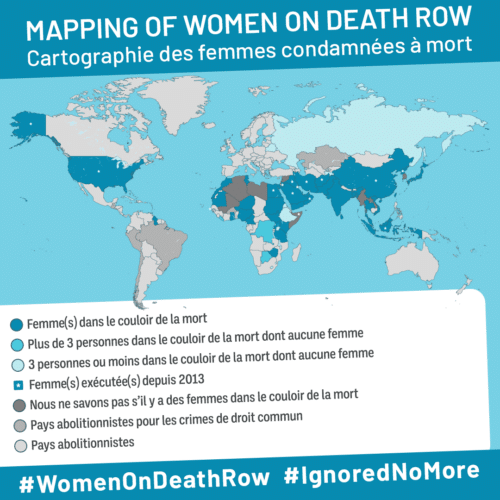 Carthographie des femmes condamnées à mort
