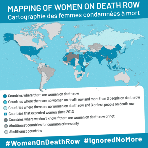 Mapping of women on death row