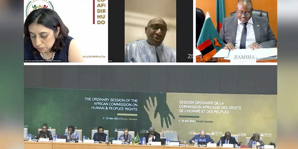 75th Ordinary Session of the African Commission of Human and Peoples’ Rights