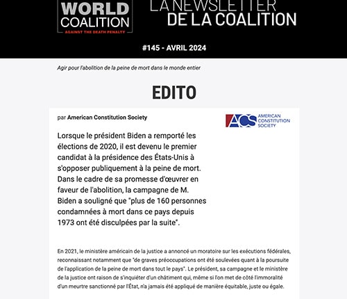 Newsletter Mars 2024