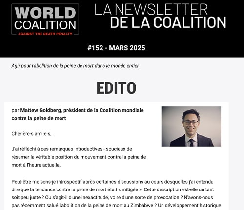 Newsletter Mars 2025