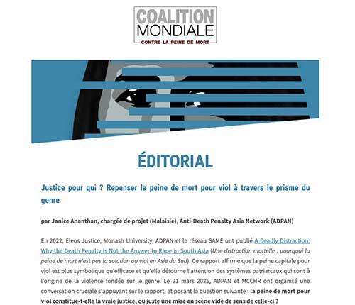 Genre & Peine de mort #7