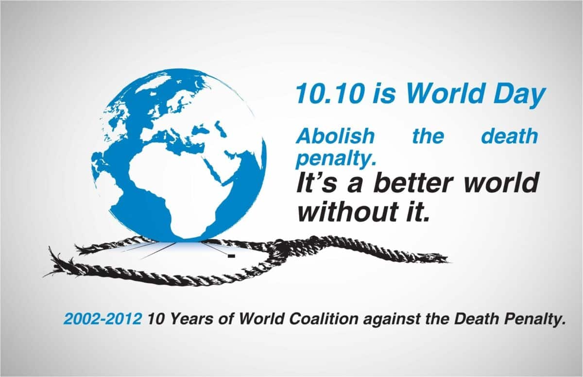10th anniversary of World Day against the Death Penalty